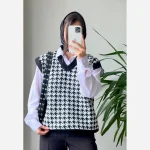 ژیله زنانه پیچازی بافت فری سایز